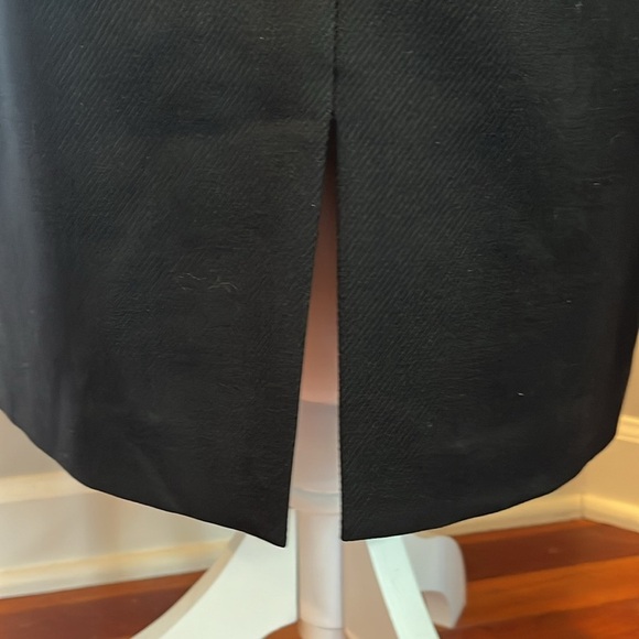 Talbots Petite Black Midi Front Slit skirt size 2P - Picture 4 of 11